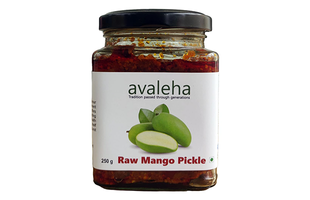 Team Demo Test Raw Mango Pickle    Glass Jar   
