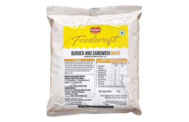 Del Monte Foodscraft Burger And Sandwich Mayo   Pack   