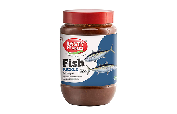 Tasty Nibbles Fish Pickle   Plastic Jar   