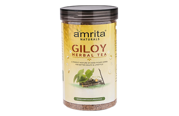 Amrita Naturals Giloy Herbal Tea    Plastic Jar   