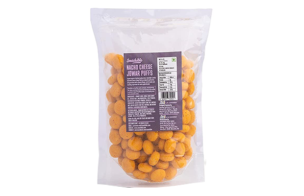 Snackible Nacho Cheese Jowar Puffs    Pack   