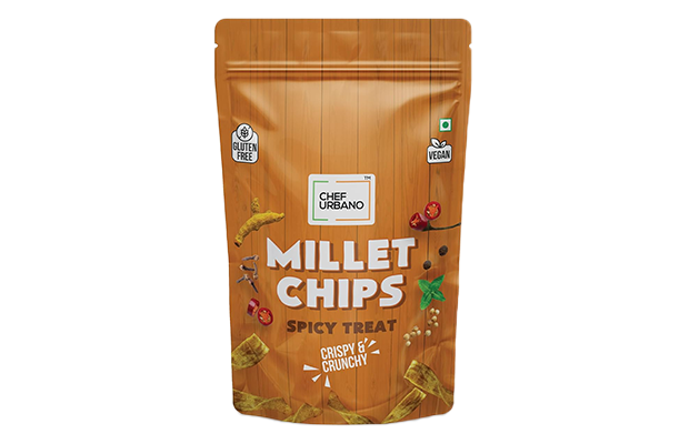 Chef Urbano Millet Chips Spicy Treat   Pack   