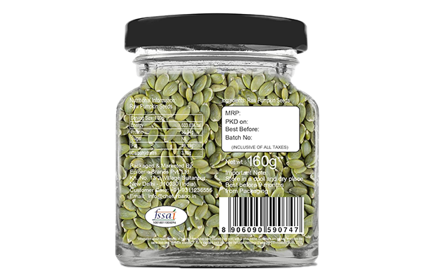 Chef Urbano Pumpkin Seeds    Glass Jar   