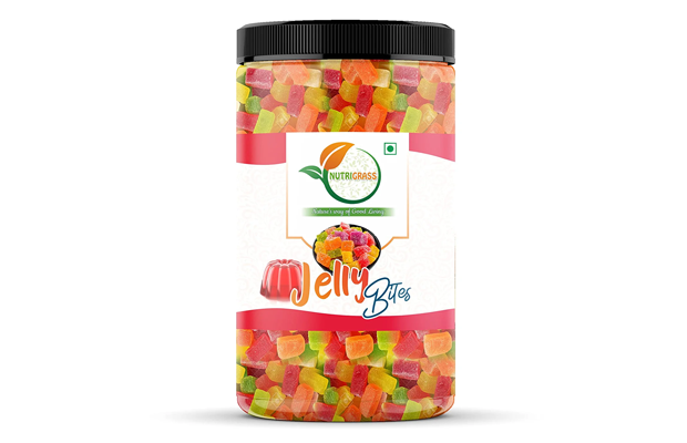 Nutrigrass Jelly Bites    Plastic Jar   