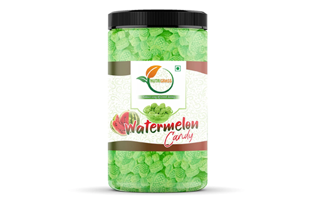 Nutrigrass Watermelon Candy    Plastic Jar   