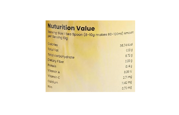 Amrita Naturals Giloy Herbal Tea With Jaggery    Plastic Jar   