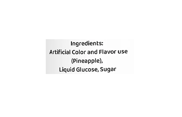 Nutrigrass Pineapple Candy    Plastic Jar   