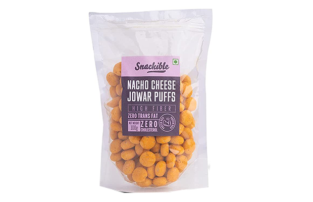 Snackible Nacho Cheese Jowar Puffs    Pack   