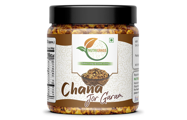 Nutrigrass Chana Jor Garam    Plastic Jar   
