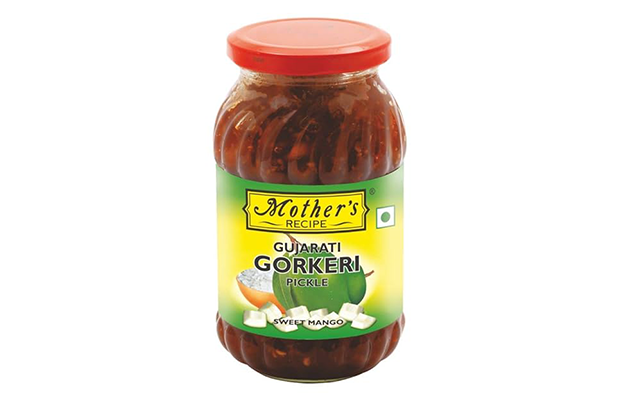 Mother's Recipe Gujarati Gorkeri Pickle    Glass Jar   