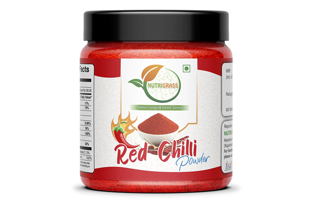 Nutrigrass Red Chilli Powder    Bottle   
