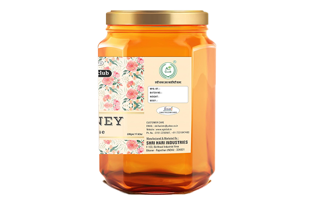Agri Club Honey Rose    Glass Jar   