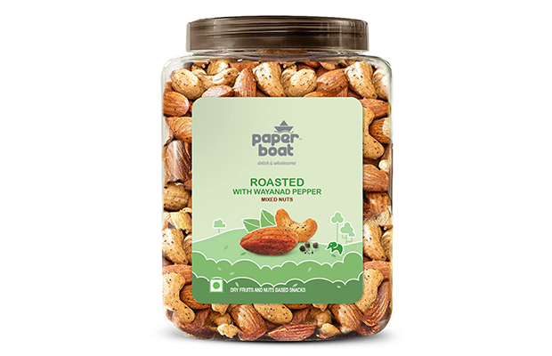 Paper Boat Roasted With Wayanad Pepper Mixed Nuts   Jar   