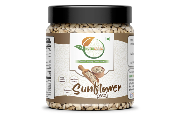 Nutrigrass Sunflower Seeds    Plastic Jar   