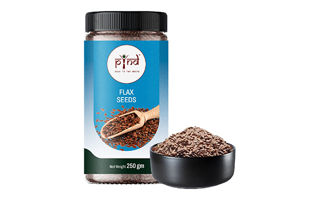 Pind Flax Seeds    Plastic Jar   