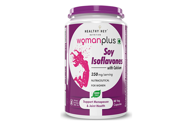 Healthy Hey Soy Isoflavones With Calcium    Plastic Jar   