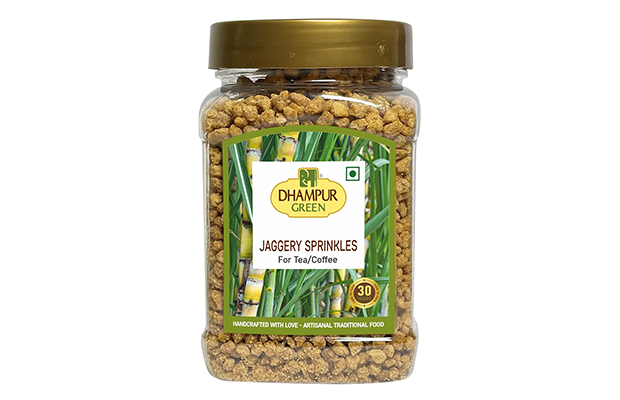 Dhampur Green Jaggery Sprinkles   Plastic Jar   