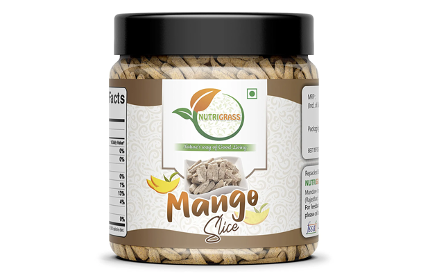 Nutrigrass Mango Slice    Plastic Jar   