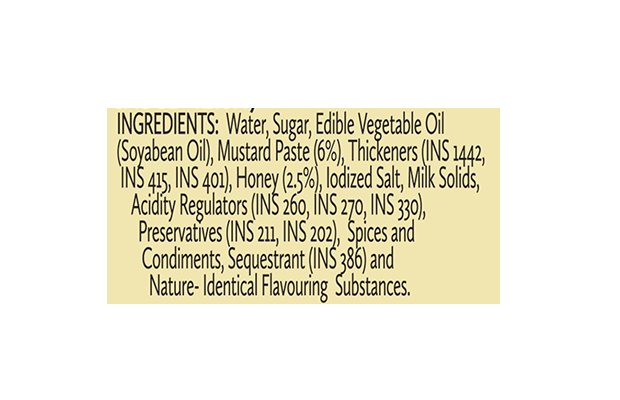 Del Monte Honey Mustard Dressing    Bottle   