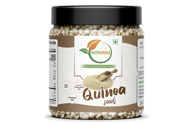 Nutrigrass Quinoa Seeds    Plastic Jar   