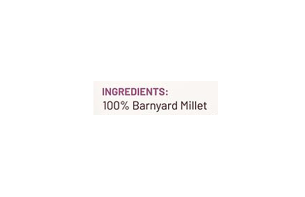 Mille Unpolished Barnyard Millet    Pack   