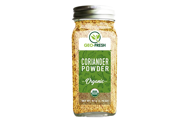 Geo Fresh Coriander Powder Organic    Plastic Bottle   