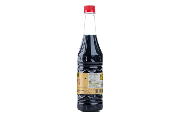 Dhampur Green Wild Blueberry Syrup    Plastic Bottle   