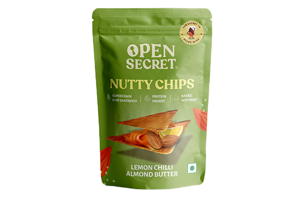 Open Secret Nutty Chips Lemon Chilli Almond Butter   Pack   