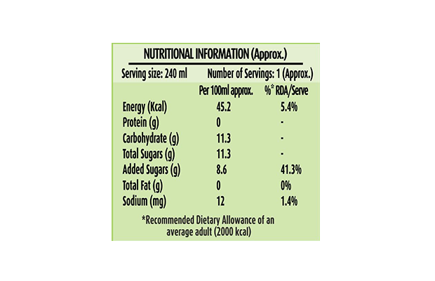 Del Monte Green Apple Fruit Drink    Tin   