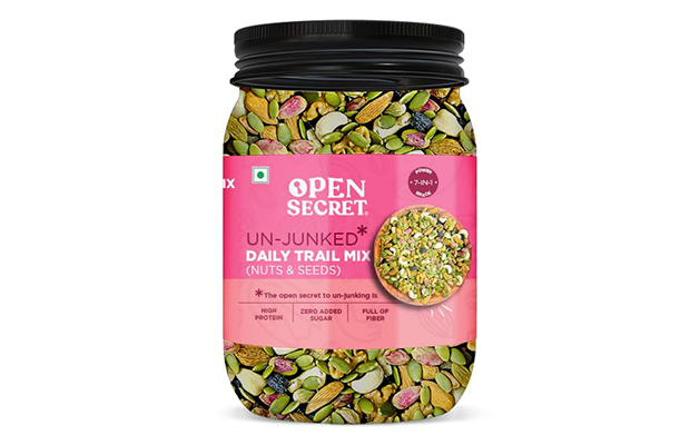 Open Secret Daily Trail Mix   Glass Jar   