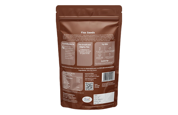 Chef Urbano Flax Seeds    Pack   