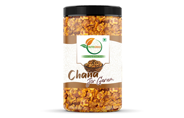 Nutrigrass Chana Jor Gram    Plastic Jar   