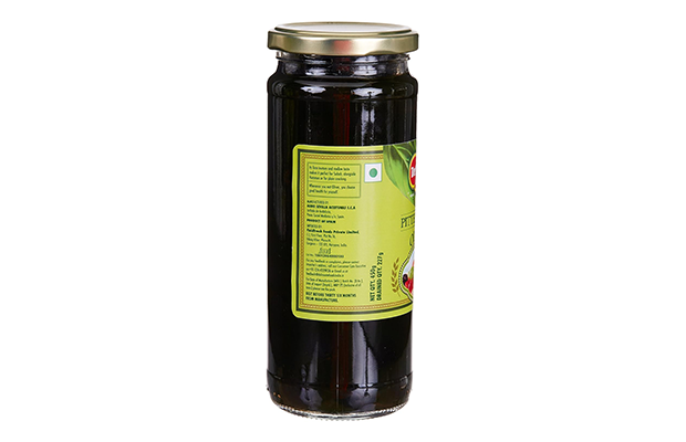 Del Monte Pitted Black Olives    Glass Jar   
