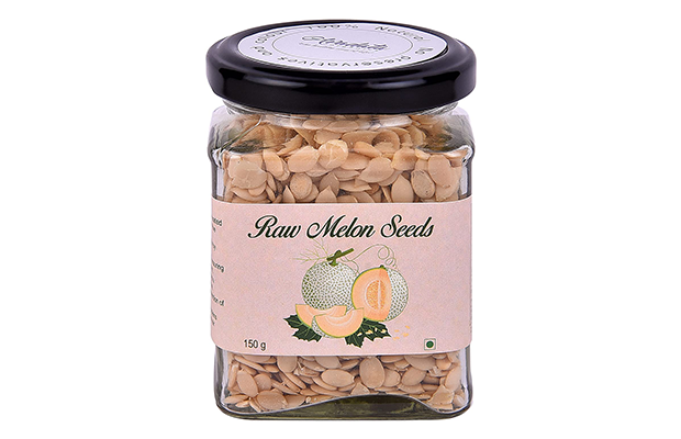 Team Demo Test Raw Melon Seeds    Glass Jar   